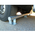 Butée de parking ou cale de roue pour camion