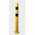 Poteau de protection jaune noir