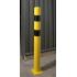 Poteau de protection jaune noir