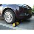 Butée de parking cale de roue caoutchouc